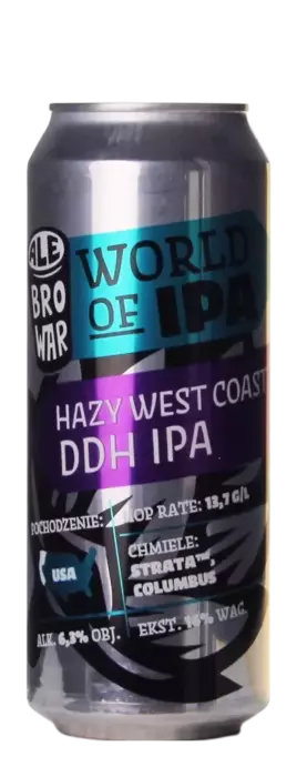 AleBrowar World Of IPA Hazy West Coast DDH IPA