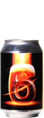 Bier mit der Zahl 6