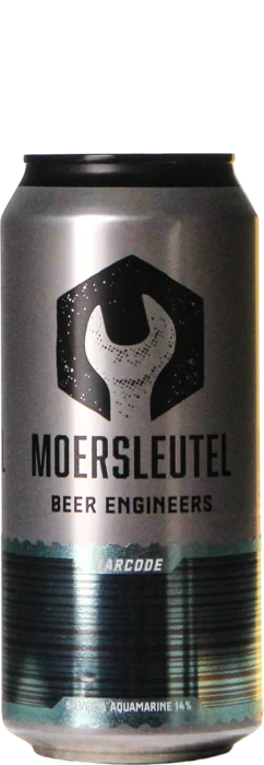 De Moersleutel Barcode Silver & Aquamarine 44 Stout Bier kopen