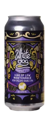 White Dog King of Low Maintenance