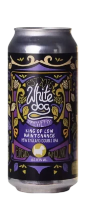 White Dog King of Low Maintenance