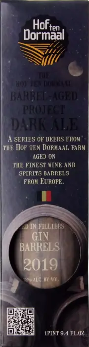 Brouwerij Hof Ten Dormaal Oak Aged Dark Gin BA 2019
