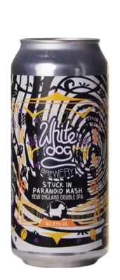 White Dog Stuck In Paranoid Mash