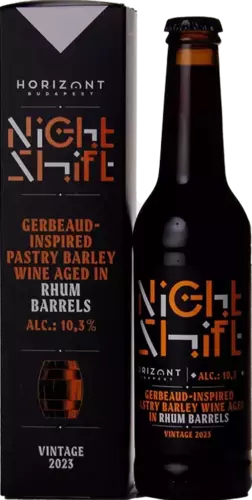 Horizont Night Shift Vintage 2023 Gerbeaud-Inspired Pastry Barley Wine Rhum BA