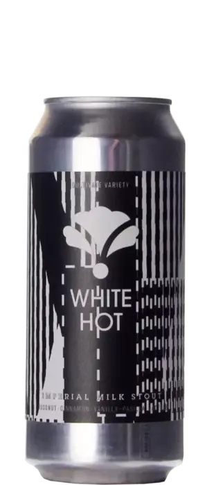 Bearded Iris White Hot