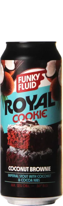 Funky Fluid Royal Cookie: Coconut Brownie