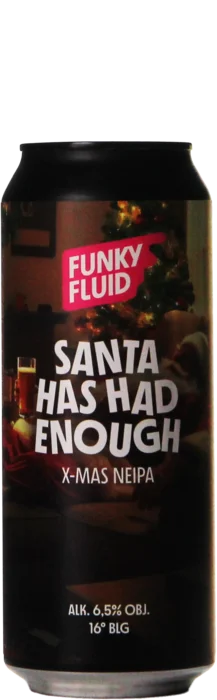Funky Fluid Santa Has Had Enough