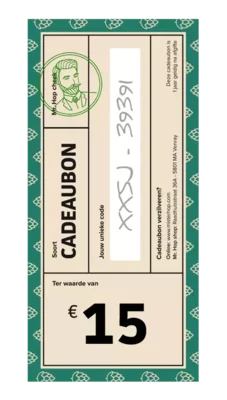 Geschenkgutschein 15€