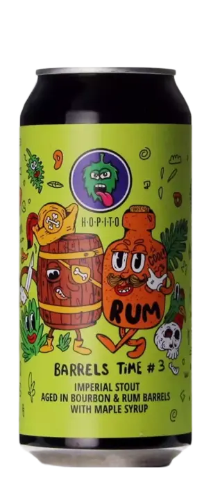 Hopito Barrels Time #3 (Double BA Bourbon & Rum w/ Maple Syrup)