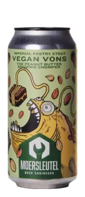 De Moersleutel Vegan Vons Peanut Butter Brownie Chomper