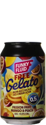 Funky Fluid Free Gelato: Passion Fruit, Mango & Peach