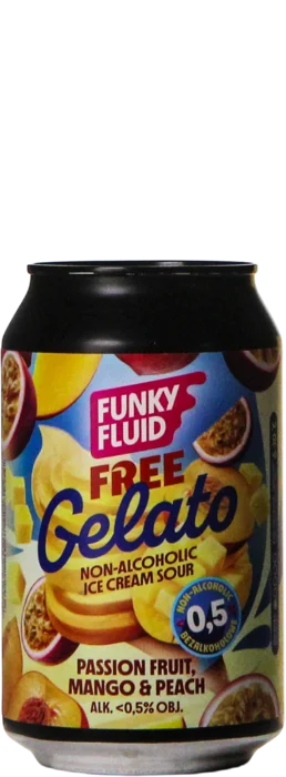 Funky Fluid Free Gelato: Passion Fruit, Mango & Peach