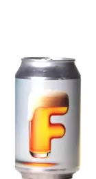 Bier mit dem Buchstaben F