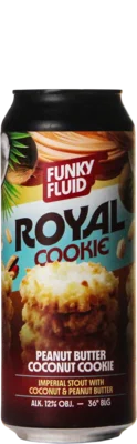 Funky Fluid Royal Cookie: Peanut Butter Coconut Cookie