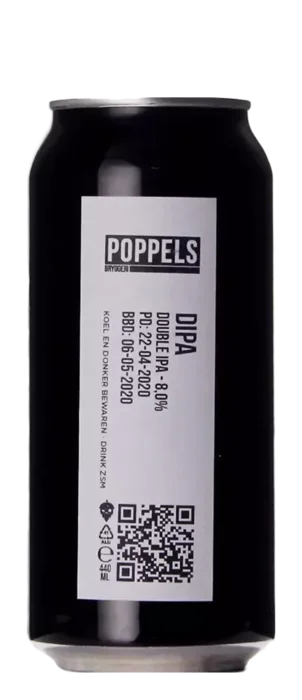 Poppels DIPA 440ml CROWLER