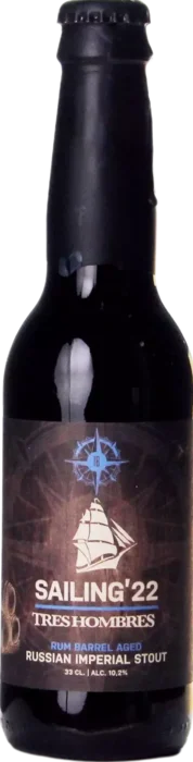 Berging Sailing '22 Tres Hombres Rum Barrel Aged RIS 33 Stout Bier kopen