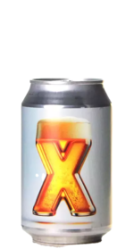 Bier mit dem Buchstaben X