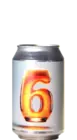 Bier mit der Zahl 6