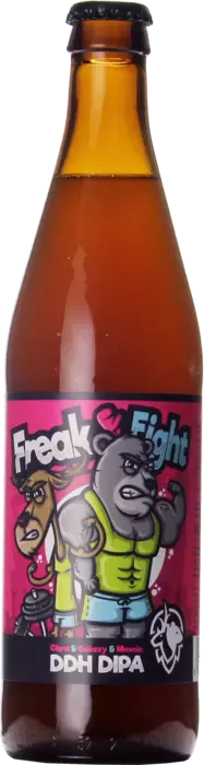 Deer Bear Freak Fight