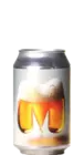 Bier mit dem Buchstaben M