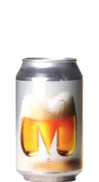 Bier mit dem Buchstaben M