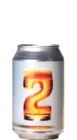 Bier mit der Zahl 2