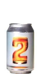 Bier mit der Zahl 2