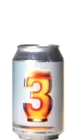 Bier mit der Zahl 3